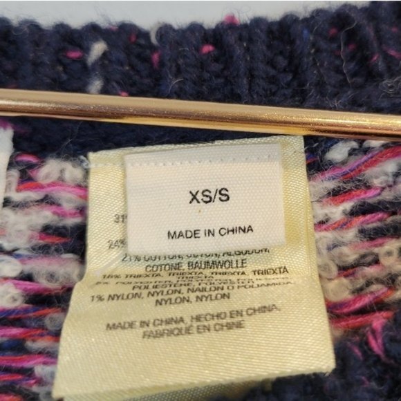 Anthropologie Sleeping on snow | Midland Pullover Sweater Poncho wool Blend - Picture 10 of 10